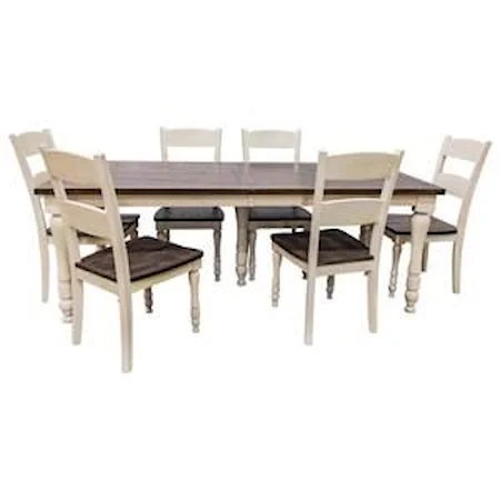 Rectangular Table and FOUR chairs